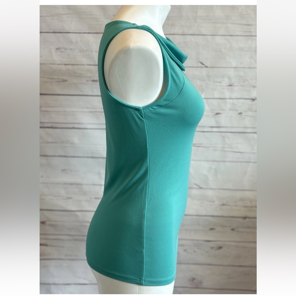 Ann Taylor Sleeveless Tank Top Size XS Mint Green Cowl Neckline NWOT - Picture 5 of 7